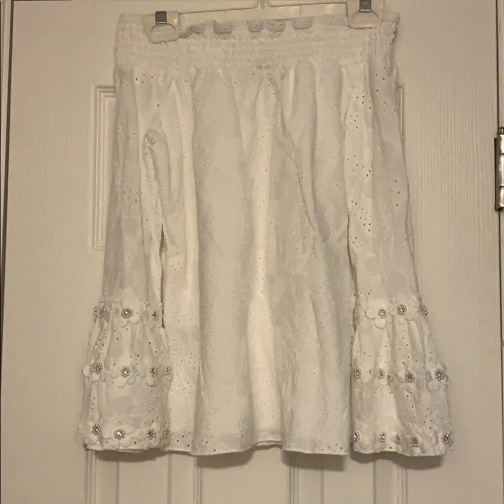 Boston Proper Off the Shoulder Blouse